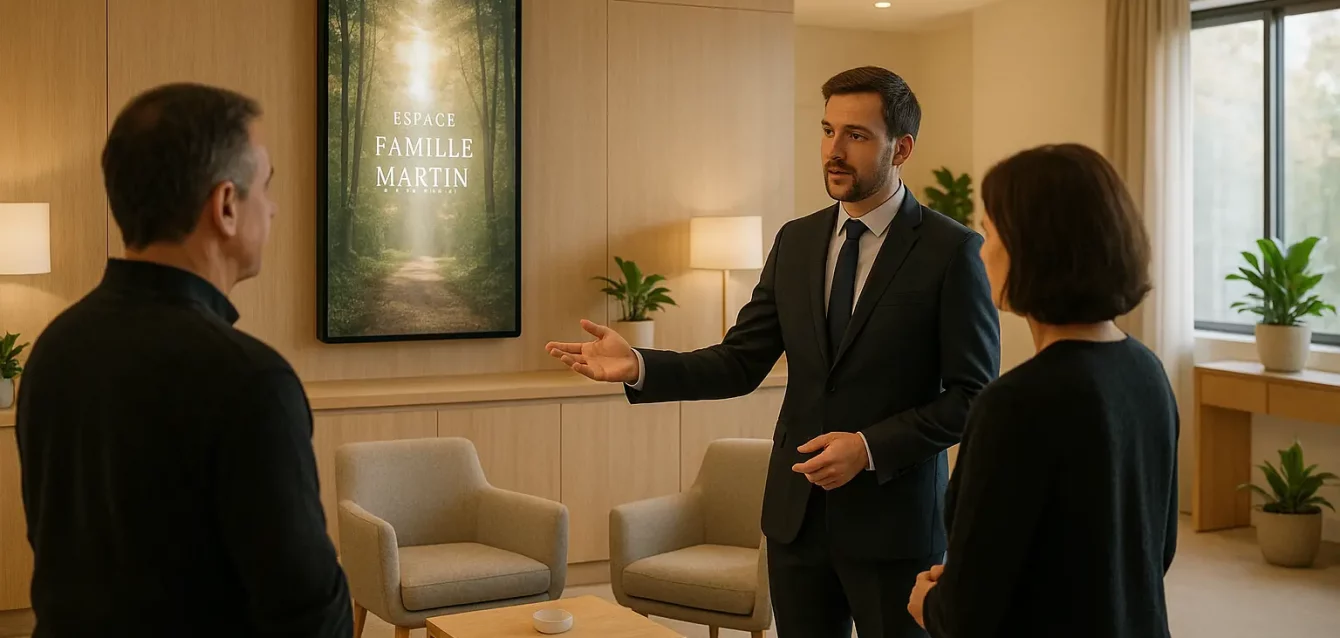 signaletique-digitale-accueil-funerarium-moderne